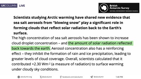 Geoengineering: Marine Cloud Brightening, Sun-Blocking—Who Permits This To Go Ahead? - UK Column