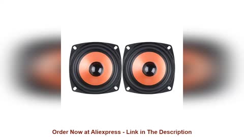☀️ AIYIMA 2Pcs 3.5 Inch Full Range Audio Speakers Column Portable Fever Sound Speaker 4 Ohm 20 W