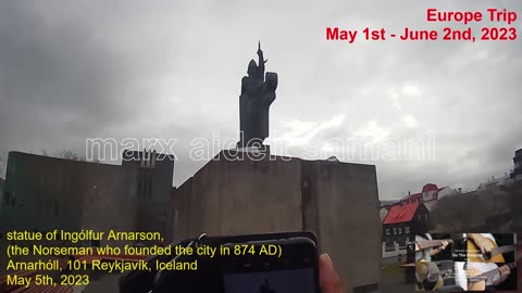 May 5th, 2023 Sightseeing: Ingólfur Arnarson Statue, Reykjavík, Iceland