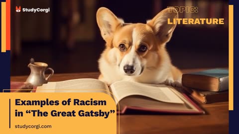 Examples of Racism in "The Great Gatsby" - Essay Example