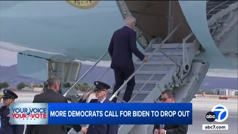 Top Democrats urging Biden to drop out of presidential race | ABC7