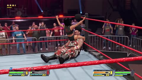 WWE 2k22_ Dudley Boyz vs Chyna and Kat 2_ _intergender _wrestling mixed match
