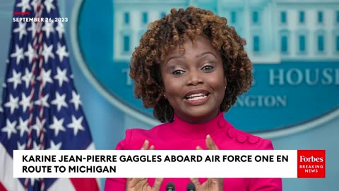 Karine Jean-Pierre Reaffirms Bidens Support For Autoworkers Despite Big Push For Electric Vehicles