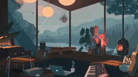 cabin in the rain 🌧️ jazz beats and lofi hiphop