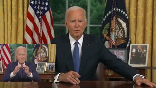 Joe Biden Speech - Body Double? Oval Office Speech Comparison