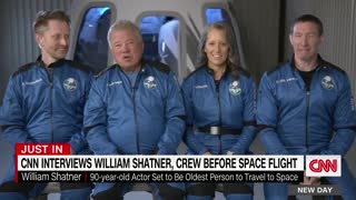 William Shatner discusses his upcoming flight on Jeff Bezos' Blue Origin
