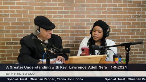 A Greater Understanding, Special Guest: Christian Rapper , Yanna Don Donna
