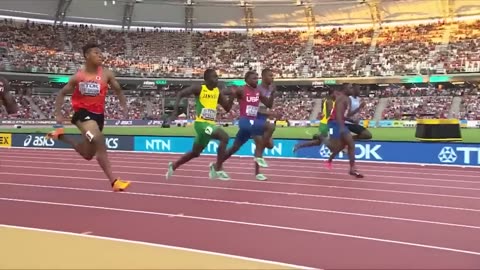 Kishane Thompson DROPS THE HAMMER On Noah Lyles For The Olympic 100m