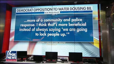 New York Dems block bill to make water attacks on cops a felony