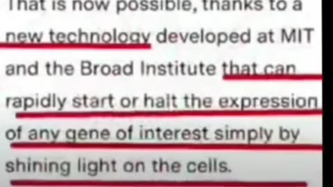 Fake Light Alters DNA