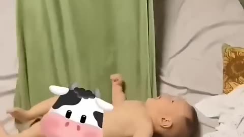 Cute baby Laughing