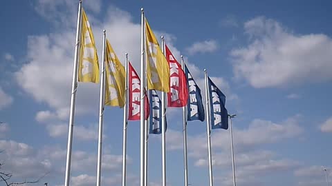 IKEA Flags, Ottawa, ON, CA.