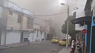 Incendio se registra en el barrio las Mejoras Públicas de Bucaramanga