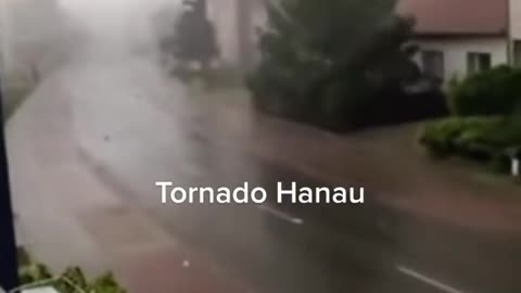 Tornado in Hanau, Germany