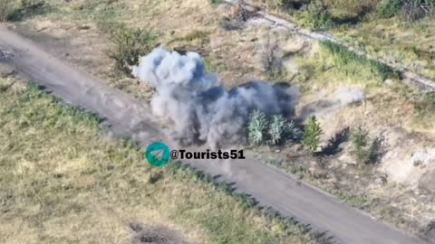 Kamikaze Strike Demilitarizes Two Ukrainians