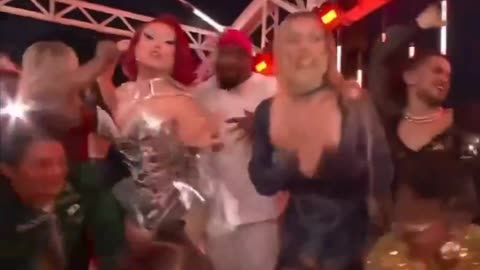 Paris Olympics: Half-naked Drag queens dance with children