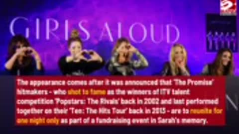 Girls Aloud reunite for the first time in nine years in memory of Sarah Harding.