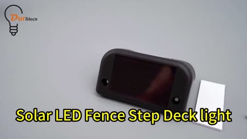 Solar LED Fence Step Deck light