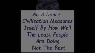 advance civilization Measures Itself