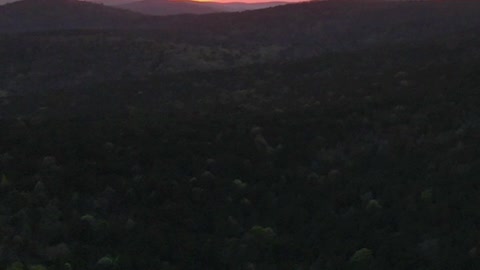 Talimena State Park Oklahoma Sunset