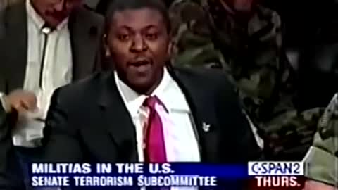 Senate Terrorism Subcommittee American Militia 1995 6/10