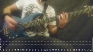 Slipknot - Psychosocial Bass Cover (Tabs)