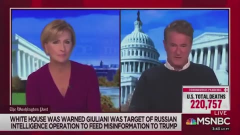 MSNBC Mika and Joe: Hunter's Laptop is the Russians! LOL!