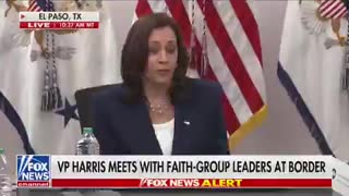 Kamala Harris Blames Trump For Border Crisis