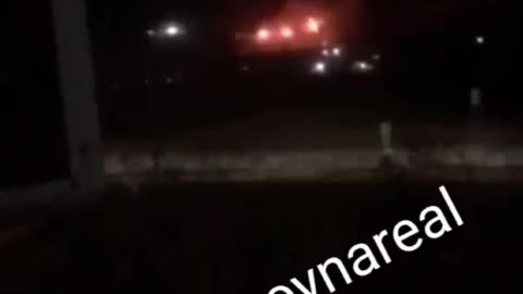 Russian MLRS rockets fired from the city of Nova Kakhovka