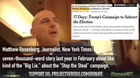 "We Were Just Having Fun" NYT Reporter Reveals Jan6th Insurrection Is An Overblown Hoax