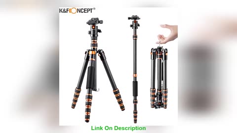 Best Seller K&F Concept 60"/152cm Carbon Fiber Camera