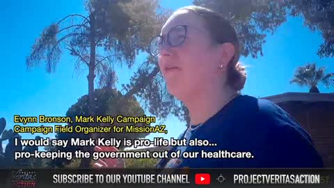 Project Veritas exposes Democrat Senator Mark Kelly campaigner lying to get votes in Arizona