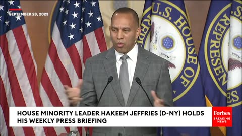 'End This Nightmare!'- Jeffries Shreds 'Extreme MAGA Republicans' For Possible Government Shutdown