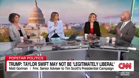 'Creepy'_ Democratic strategist reacts to Trump commenting on Taylor Swift's looks CNN