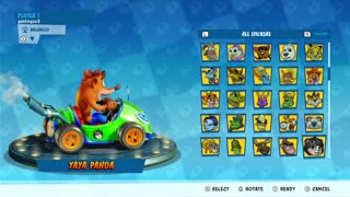 Team Trance Kart Decals and Stickers Showcase - Crash Team Racing Nitro-Fueled