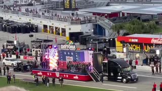 National Anthem at the track