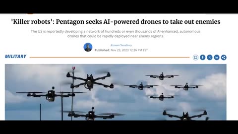 KILLER DRONES ARE HERE. U.S. Gov. is Making Autonomous AI Drones. SKYNET IS HERE