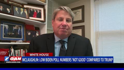 John McLaughlin: Low Biden poll numbers ‘not good’ compared to Trump