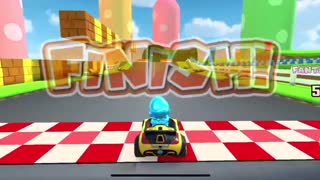 Mario Kart Tour - Shell Parachute Glider Gameplay (Peach vs. Daisy Tour Tier Shop Reward)