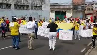 Habitantes de Bucaramanga salieron a marchar para pedir ayudas