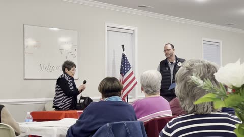 Mike Allers Senior At The March 2023 Meeting For The Madison County Republican Women
