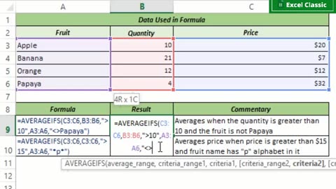 Excel Lesson 13