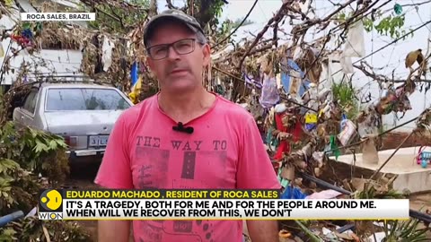 At least 40 dead hundreds displaced as cyclone slams southern Brazil Latest News WION