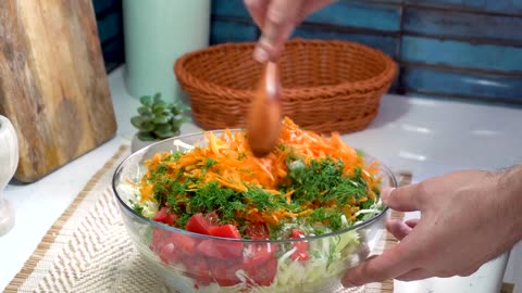 Eat this salad every day for dinner and you will lose belly fat! -60 pounds in 1 month