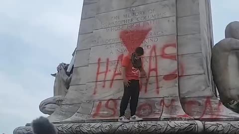 Pro-Hamas Democrats Vandalize U.S. Capitol Monuments