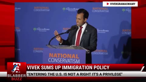 Vivek Sums Up Immigration Policy