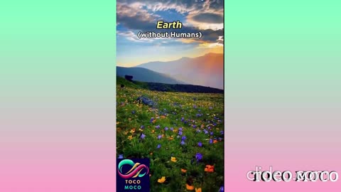 Earth without water Sun gravity Air & vs without Human || Toco Moco