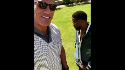 Kevin Hart Farts During Interview With The Rock! Funny! Jumanji!