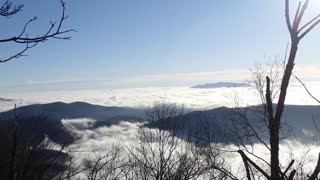 Time lapse from above the clouds 11/26/2020