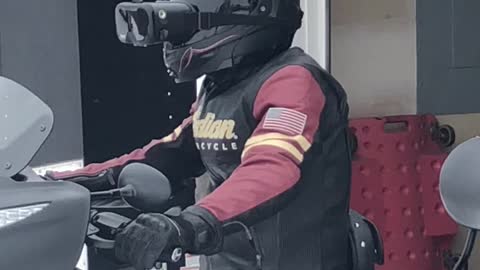 Rider Resorts to Virtual Reality